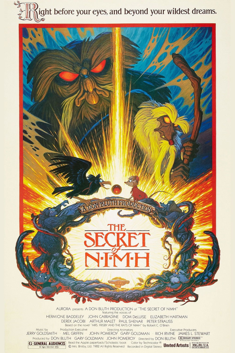 Affiche Brisby et le Secret de NIMH
