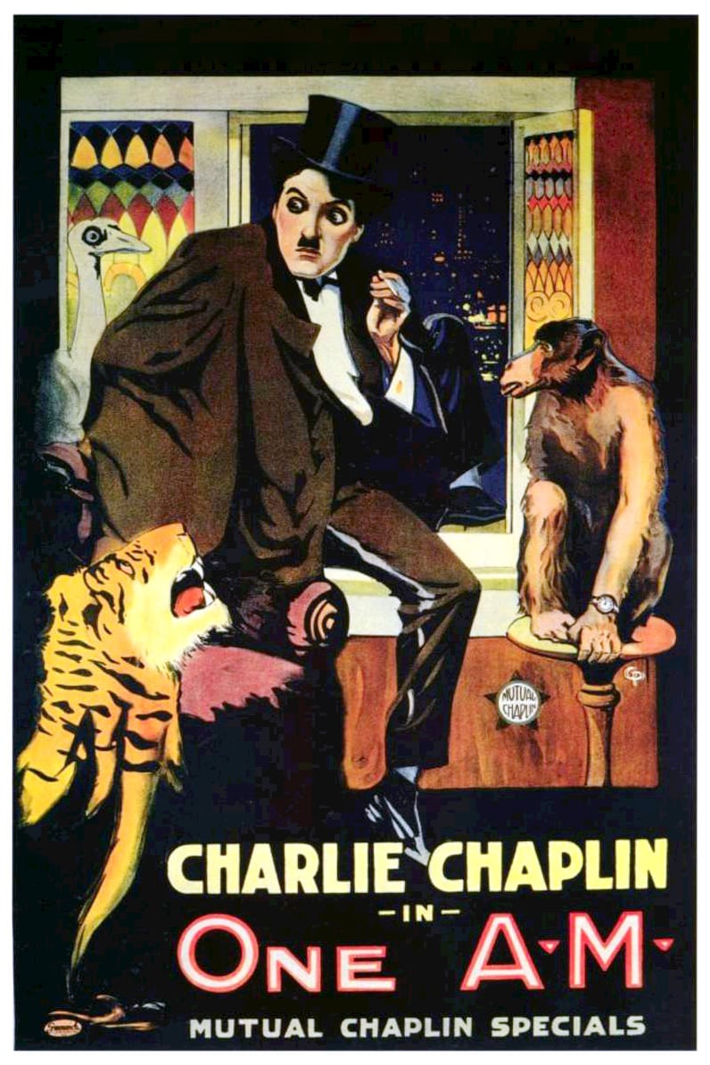 Affiche Charlot rentre tard
