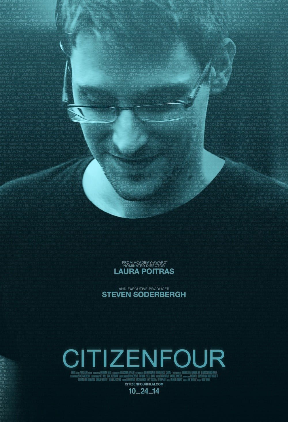 Affiche Citizenfour : L'histoire d'Edward Snowden