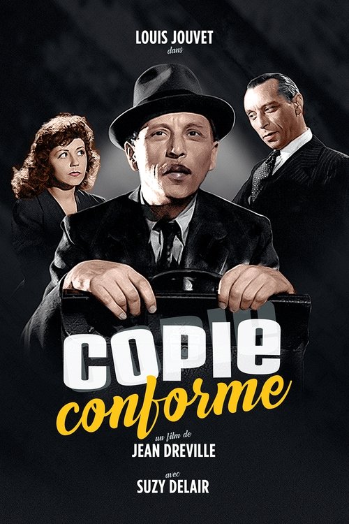 Affiche Copie conforme
