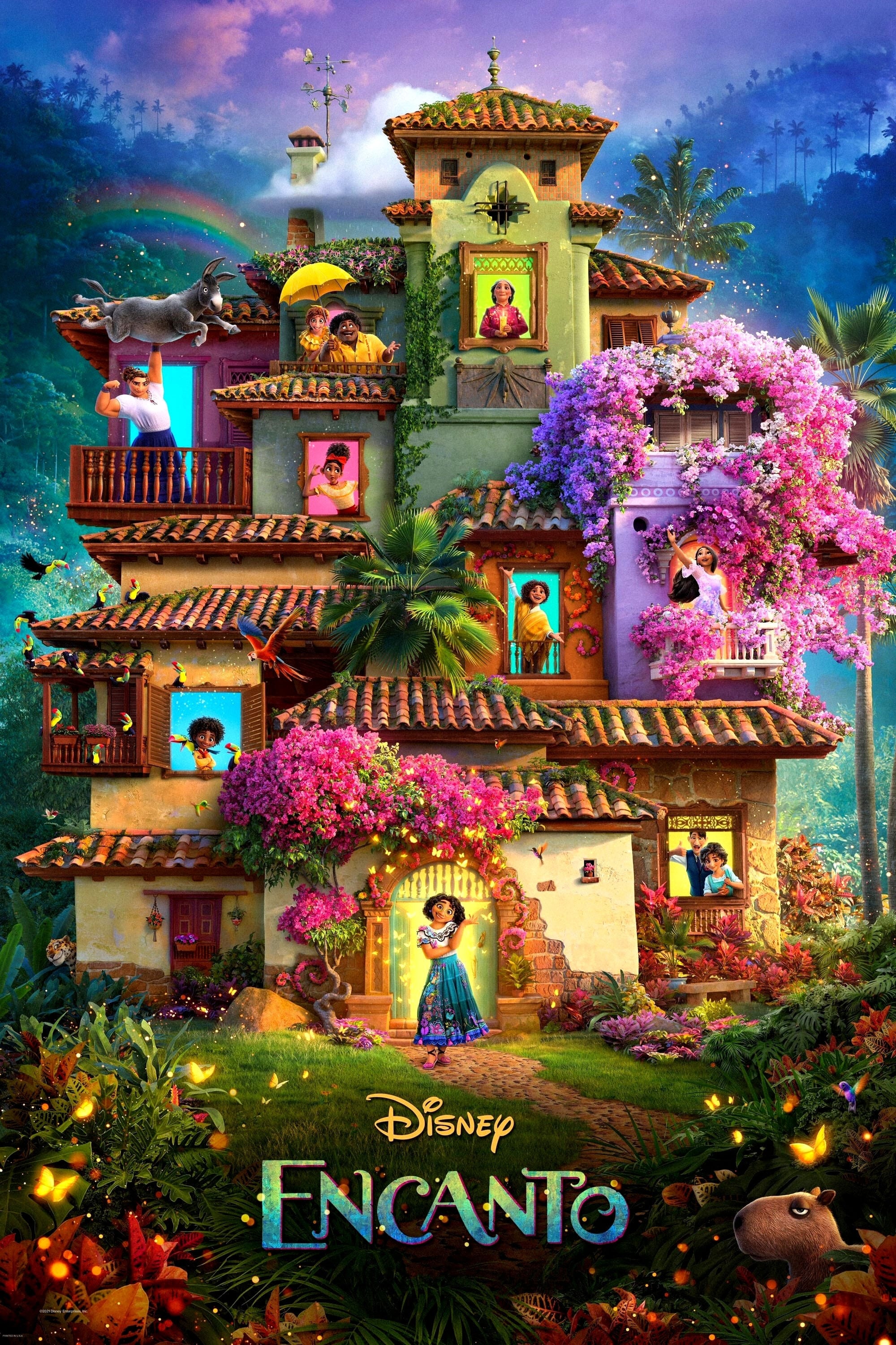 Affiche Encanto, la fantastique famille Madrigal
