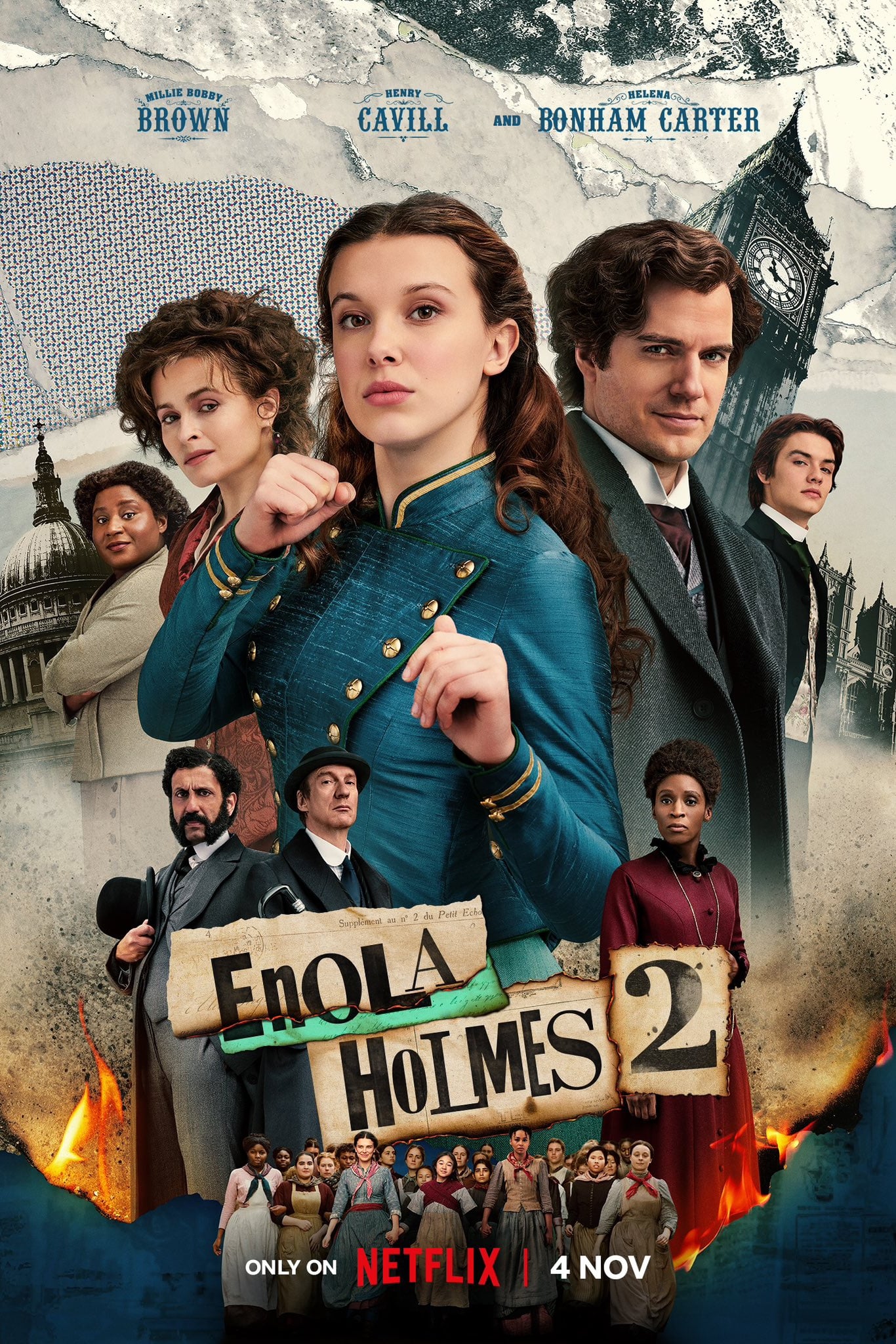 Affiche Enola Holmes 2