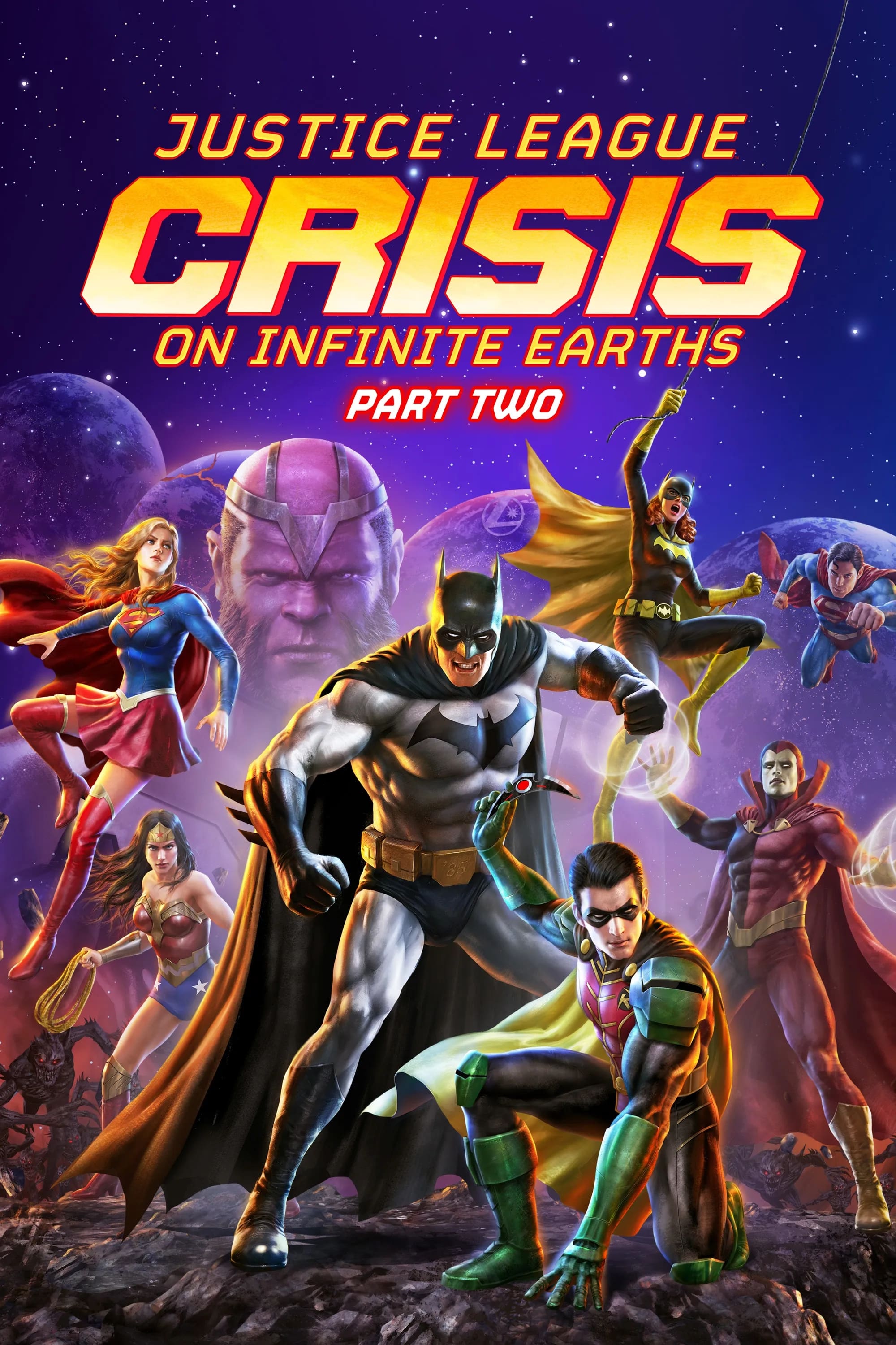 Affiche Justice League : Crisis on Infinite Earths Partie 2