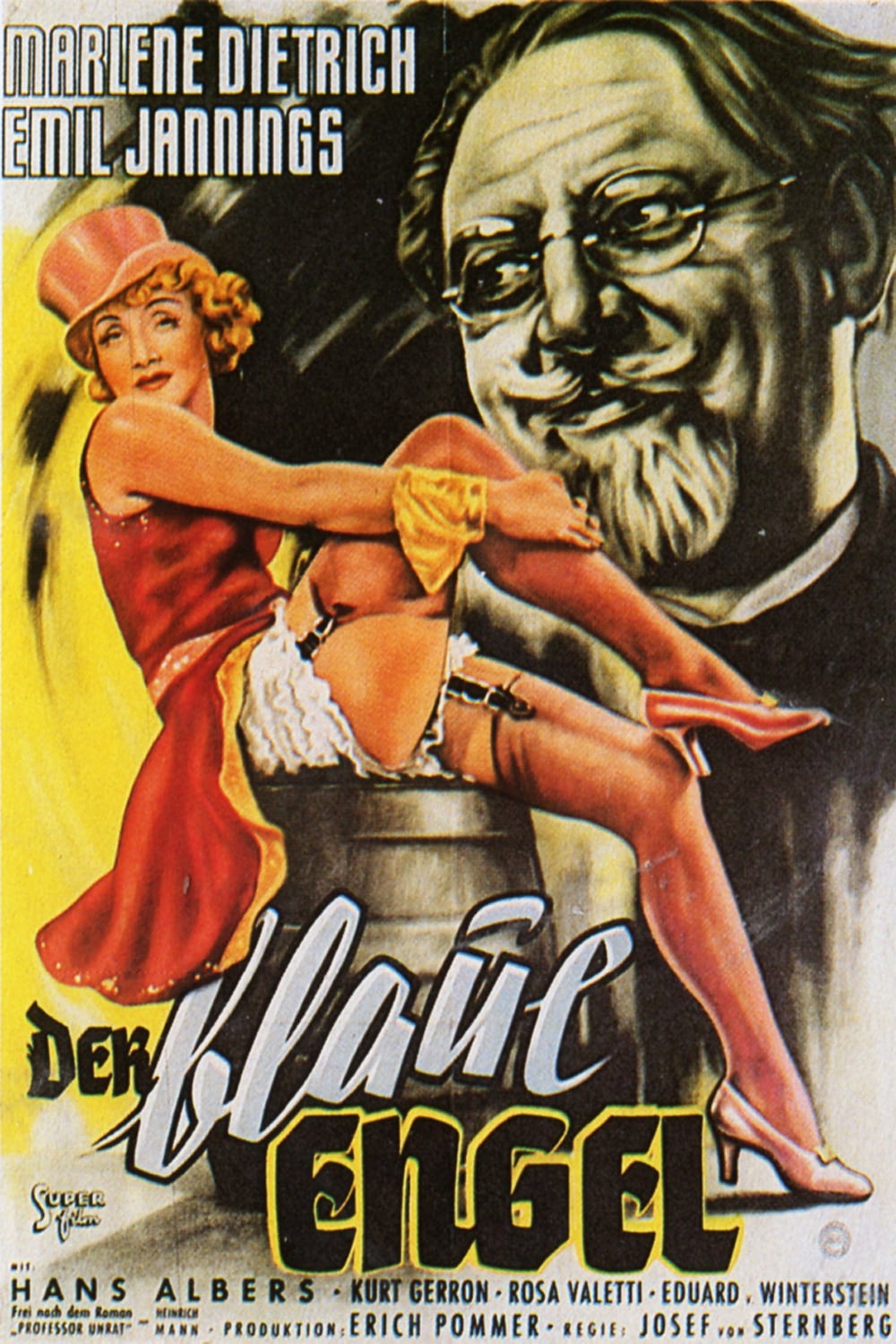 Affiche L'Ange bleu