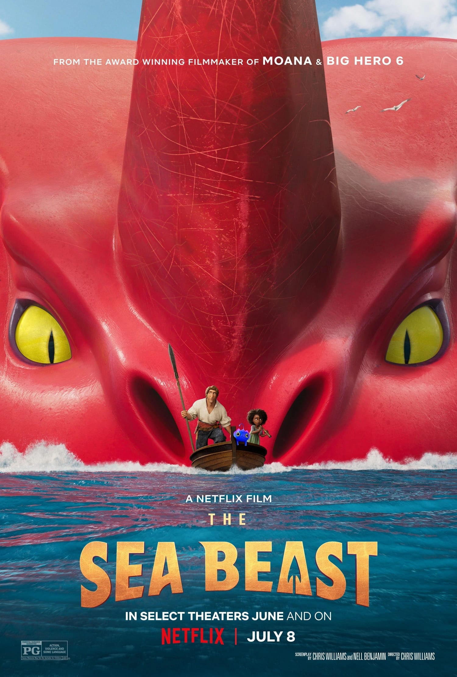 Affiche Le Monstre des mers