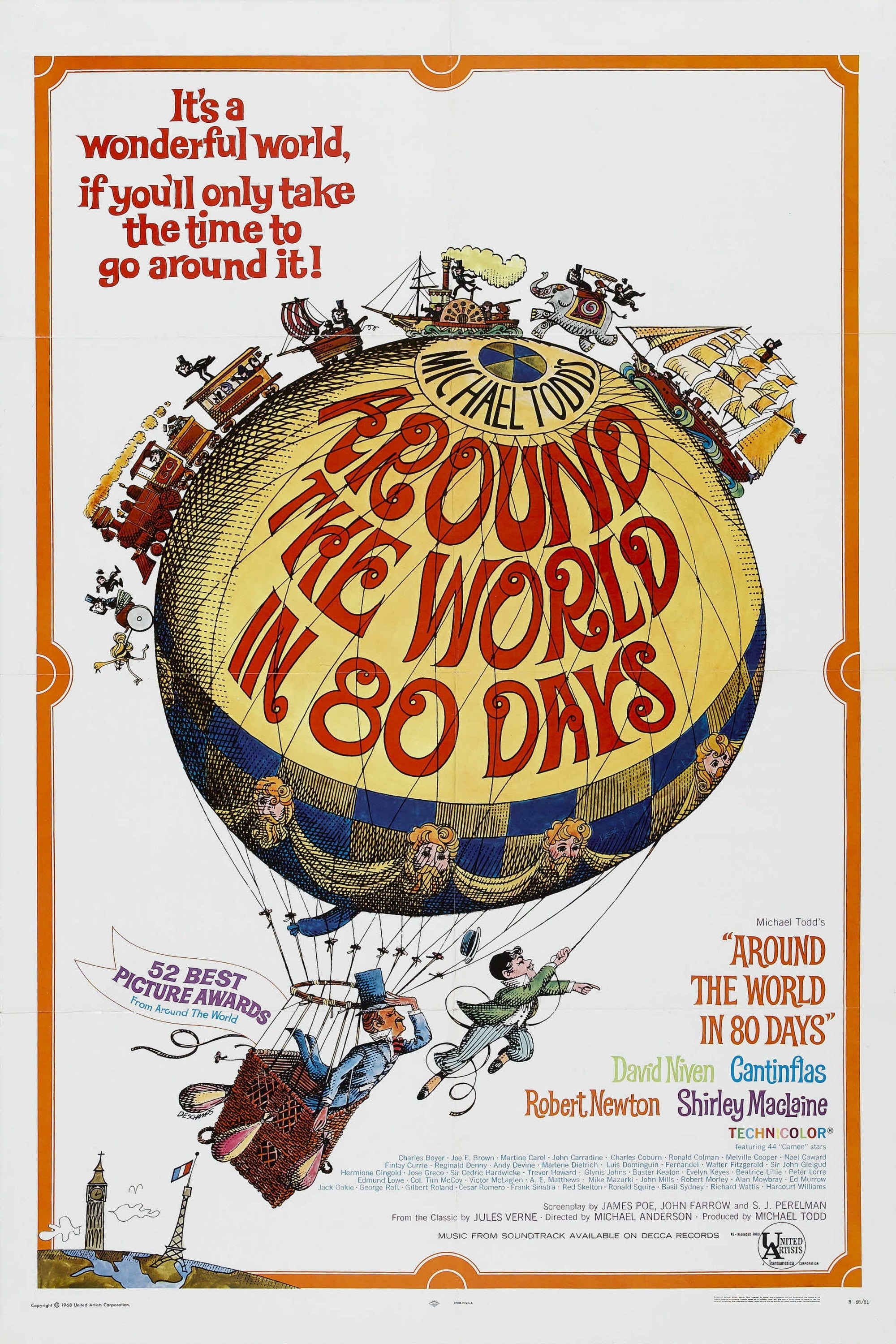 Affiche Le Tour du monde en quatre-vingts jours