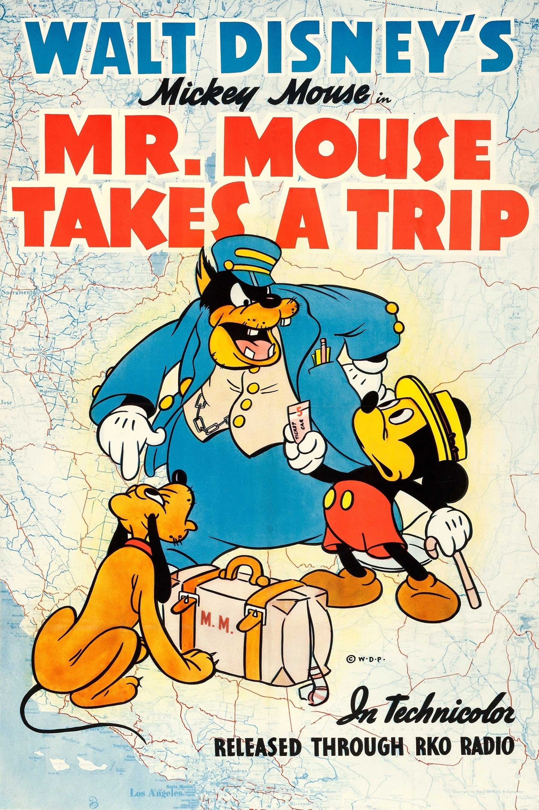 Affiche Le Voyage de Mickey