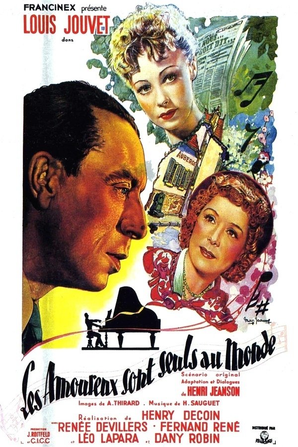 Affiche Les amoureux sont seuls au monde