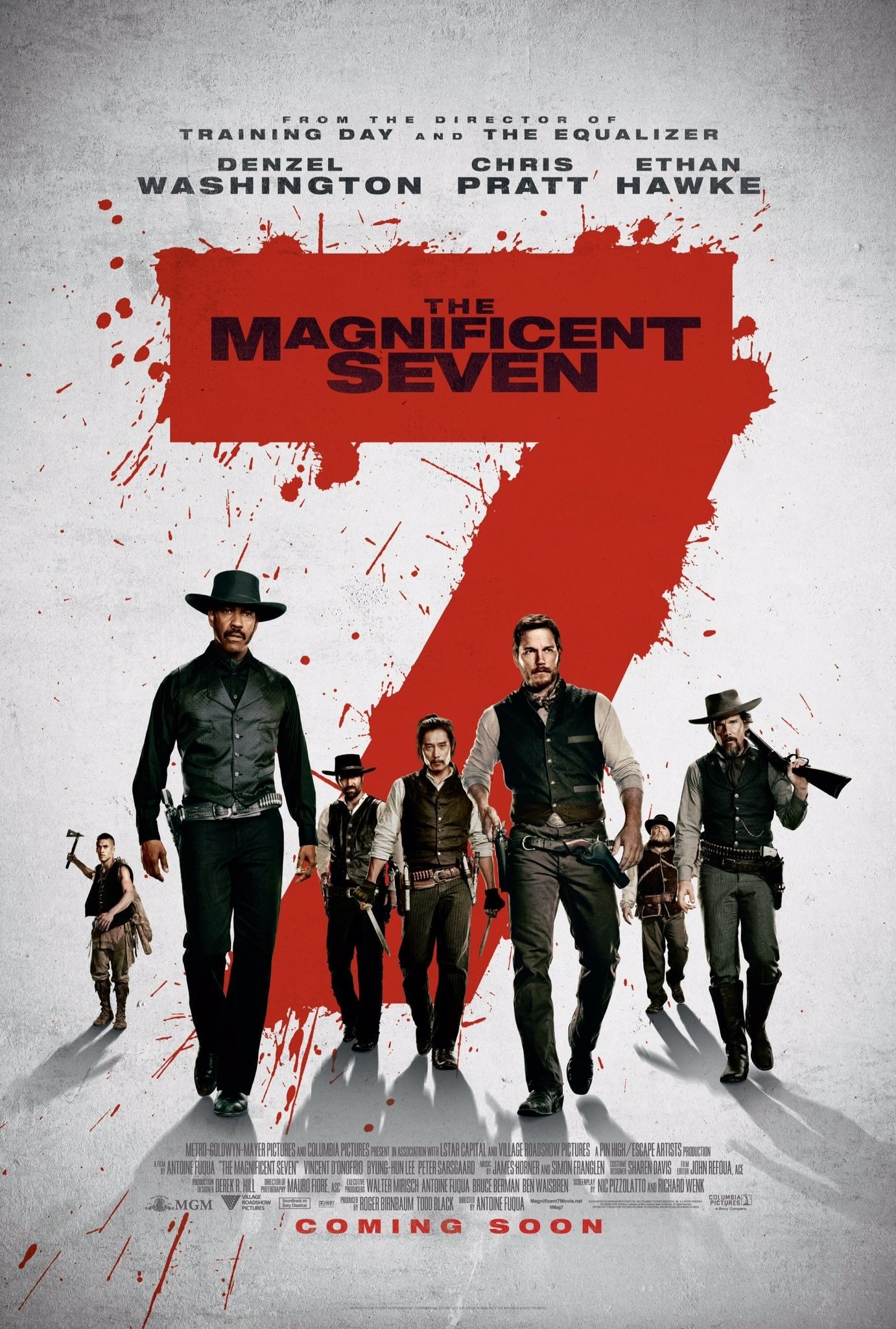 Affiche Les Sept Mercenaires