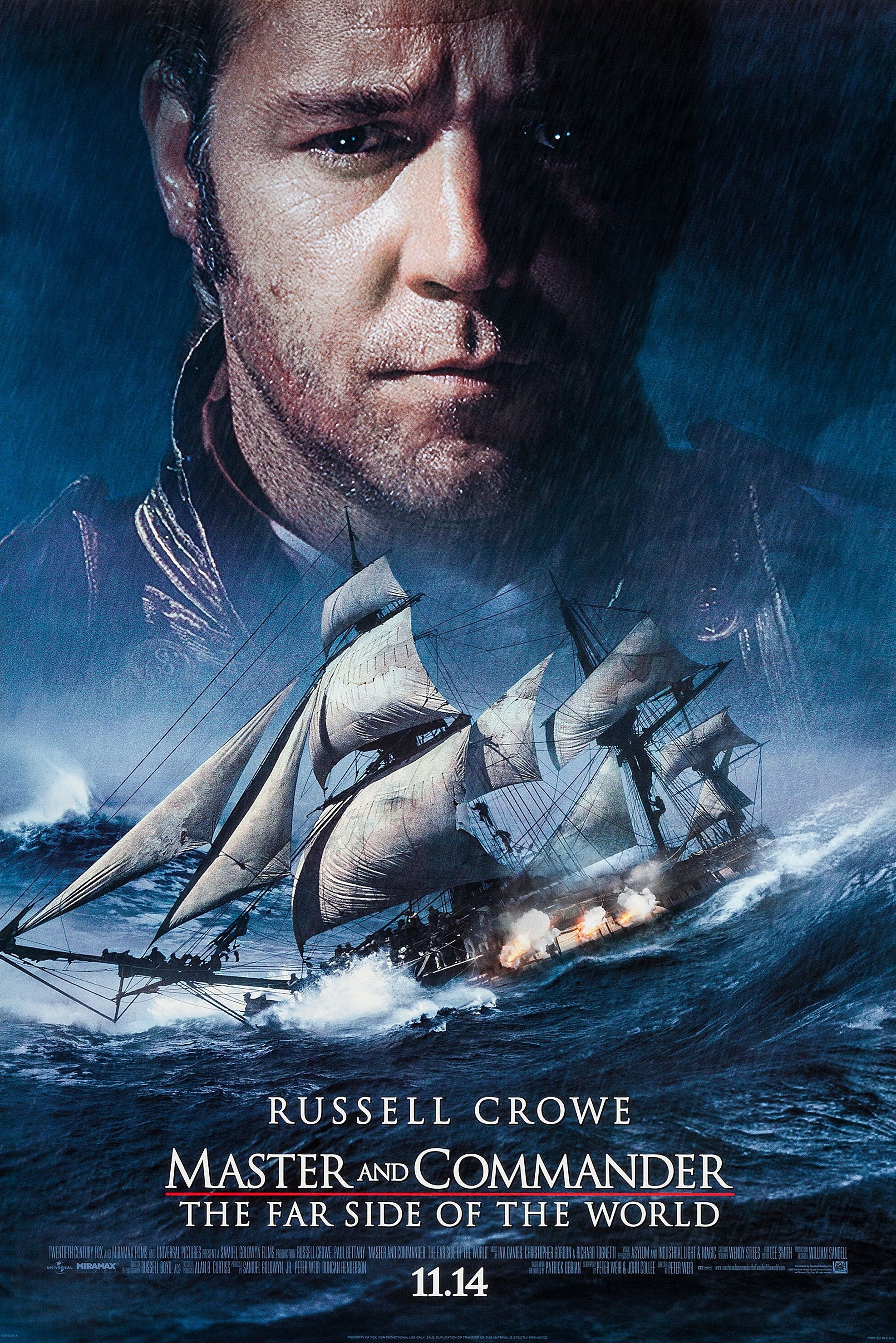 Affiche Master and Commander : De l'autre côté du monde