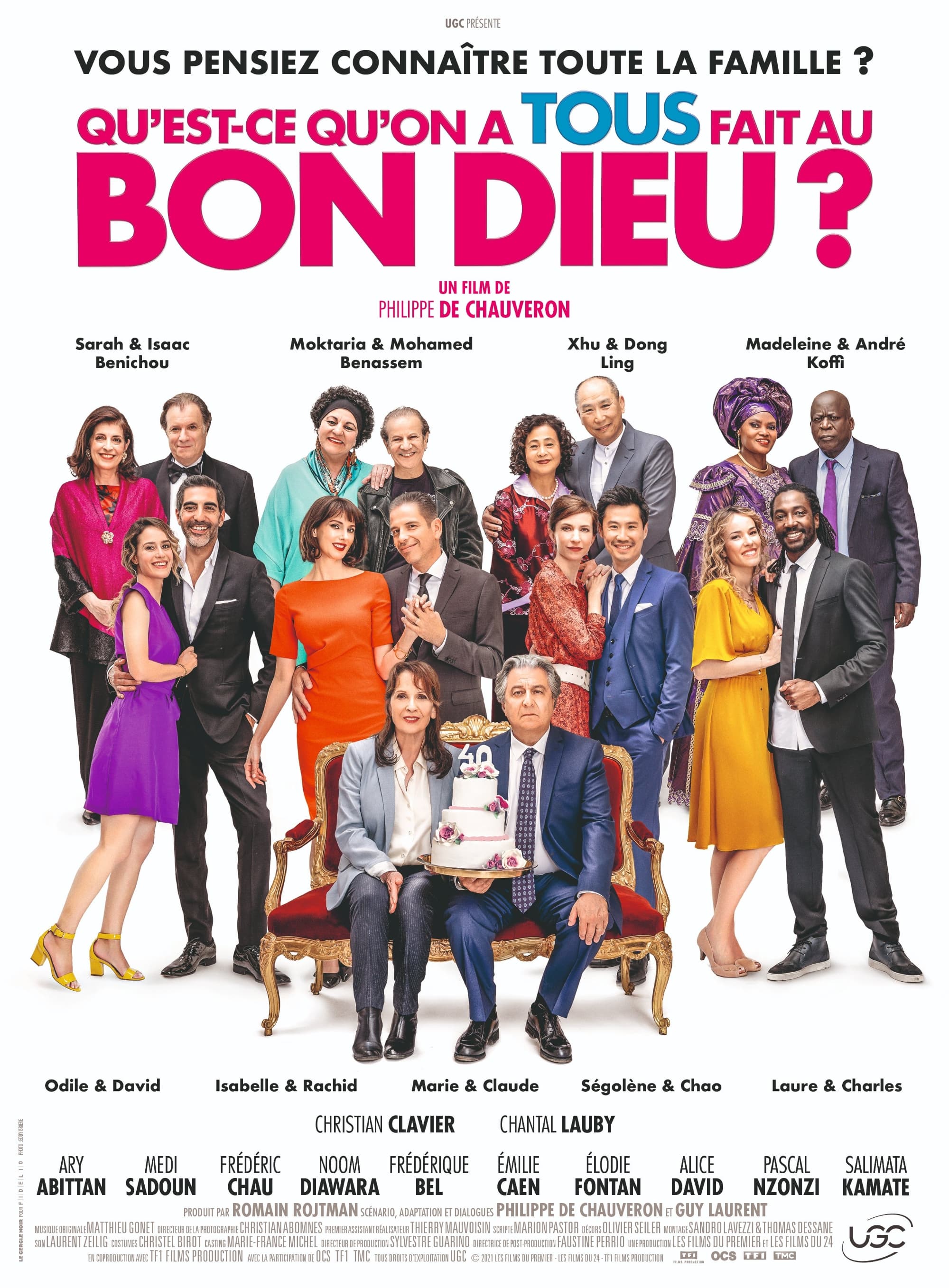 Affiche Qu'est-ce qu'on a tous fait au Bon Dieu ?