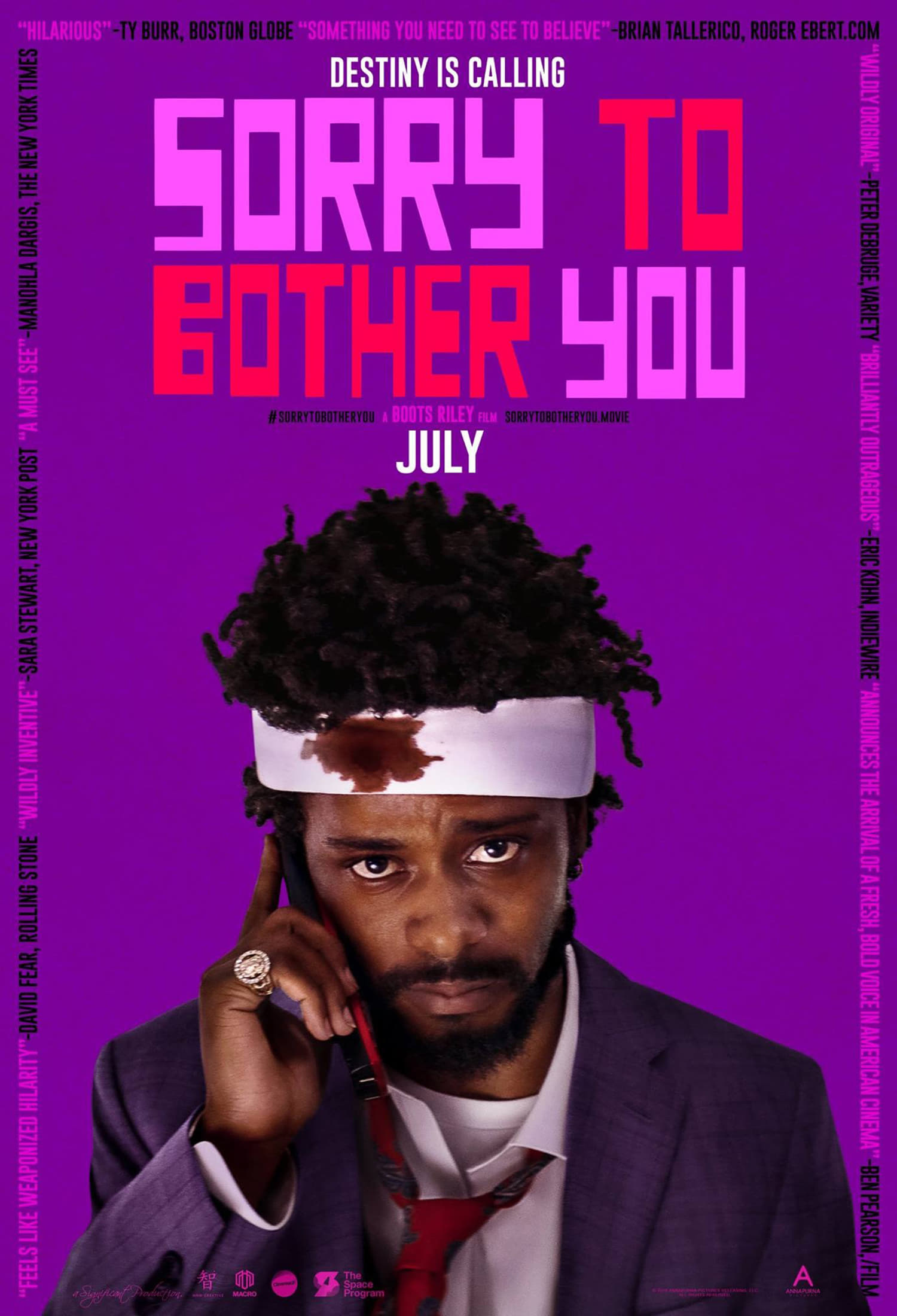 Affiche Sorry to Bother You
