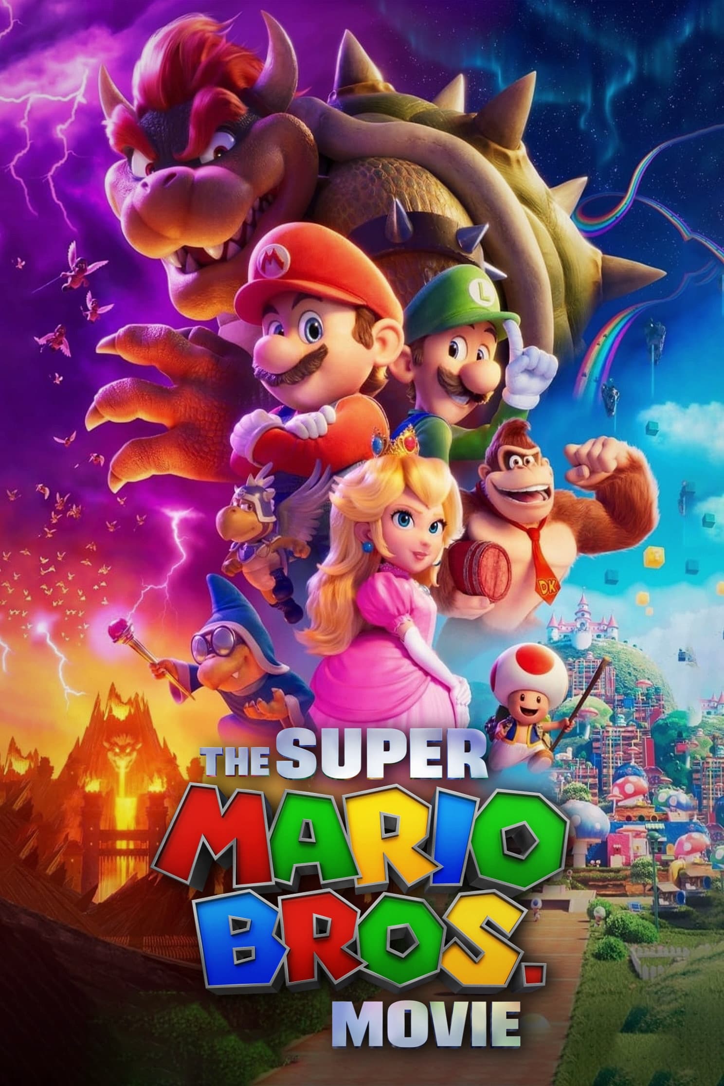 Affiche Super Mario Bros, le film