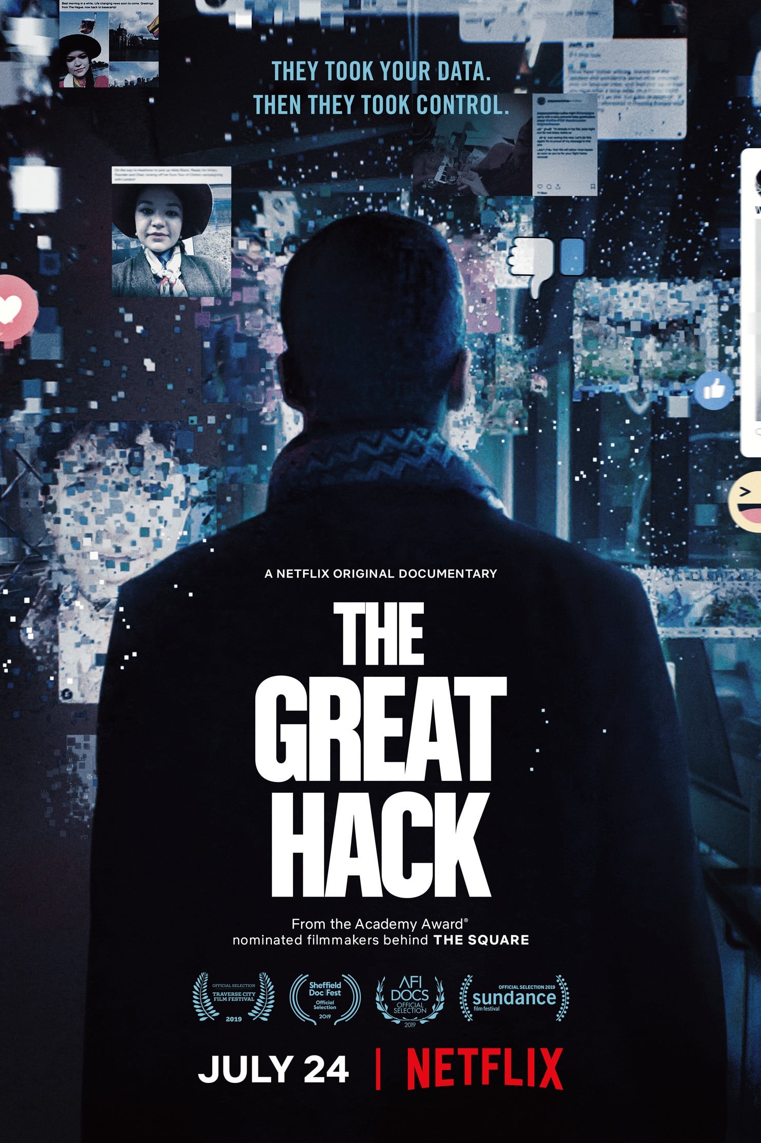 Affiche The Great Hack : L'affaire Cambridge Analytica