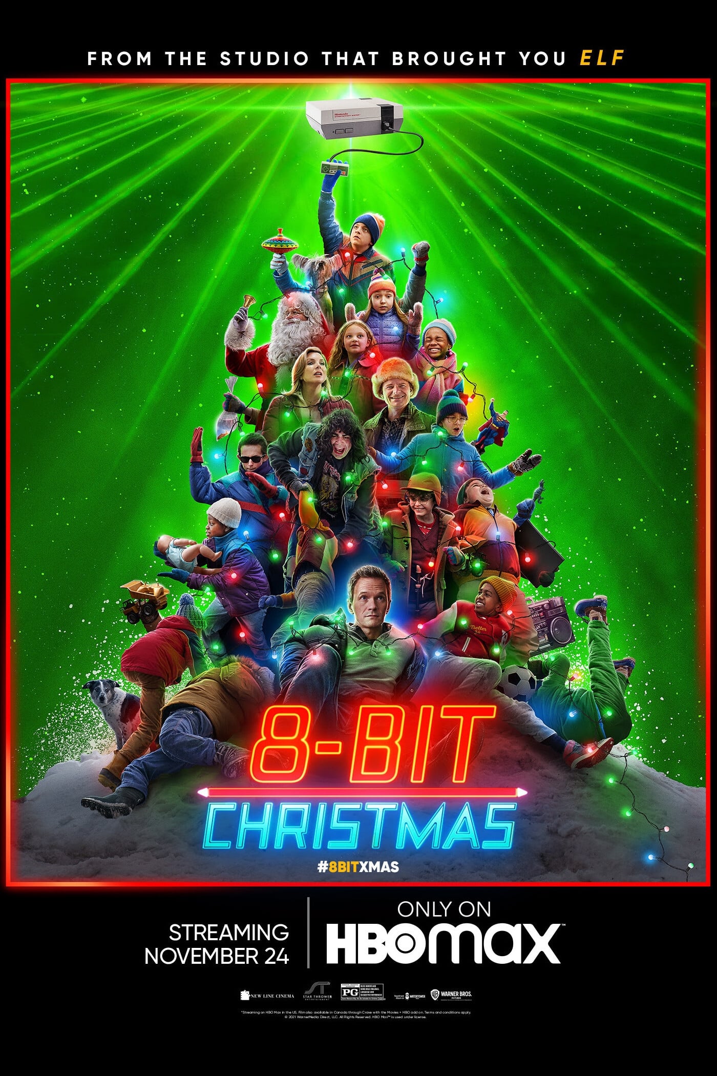 Affiche Un Noël en 8 bits