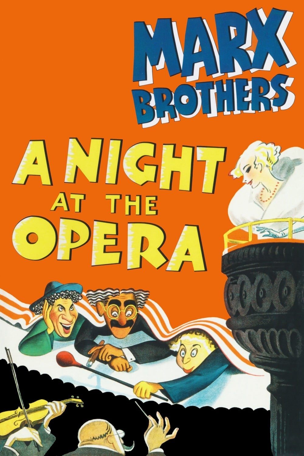 Affiche Une Nuit à l'opéra