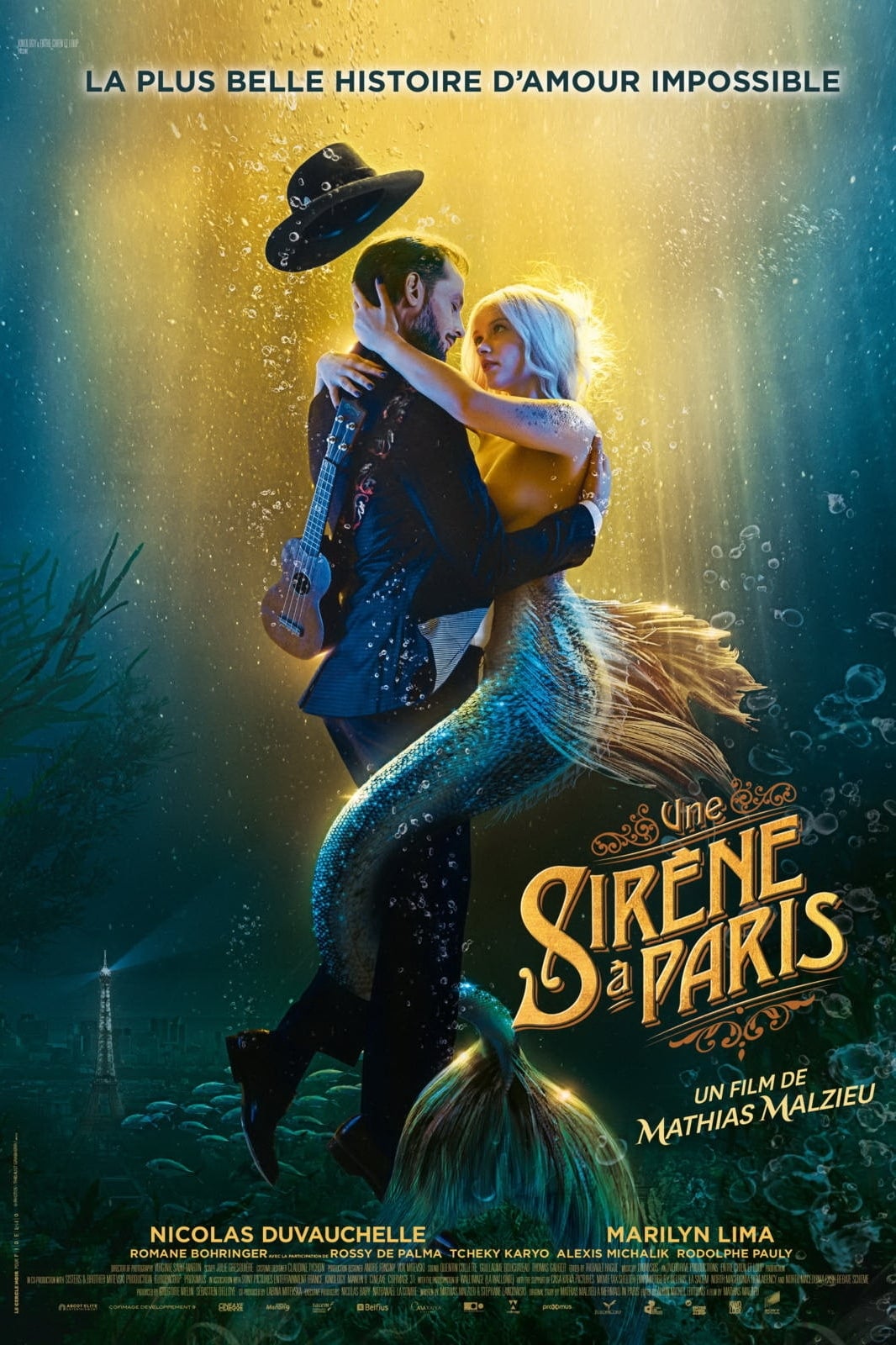 Affiche Une sirène à Paris