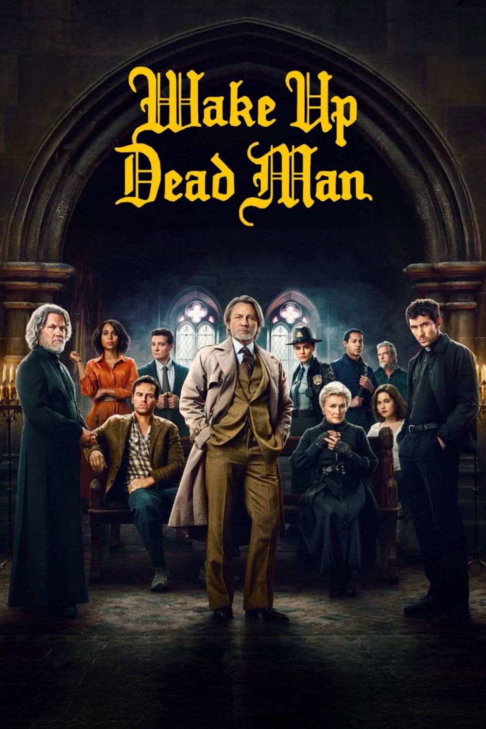 Affiche Wake Up Dead Man : Une histoire à couteaux tirés