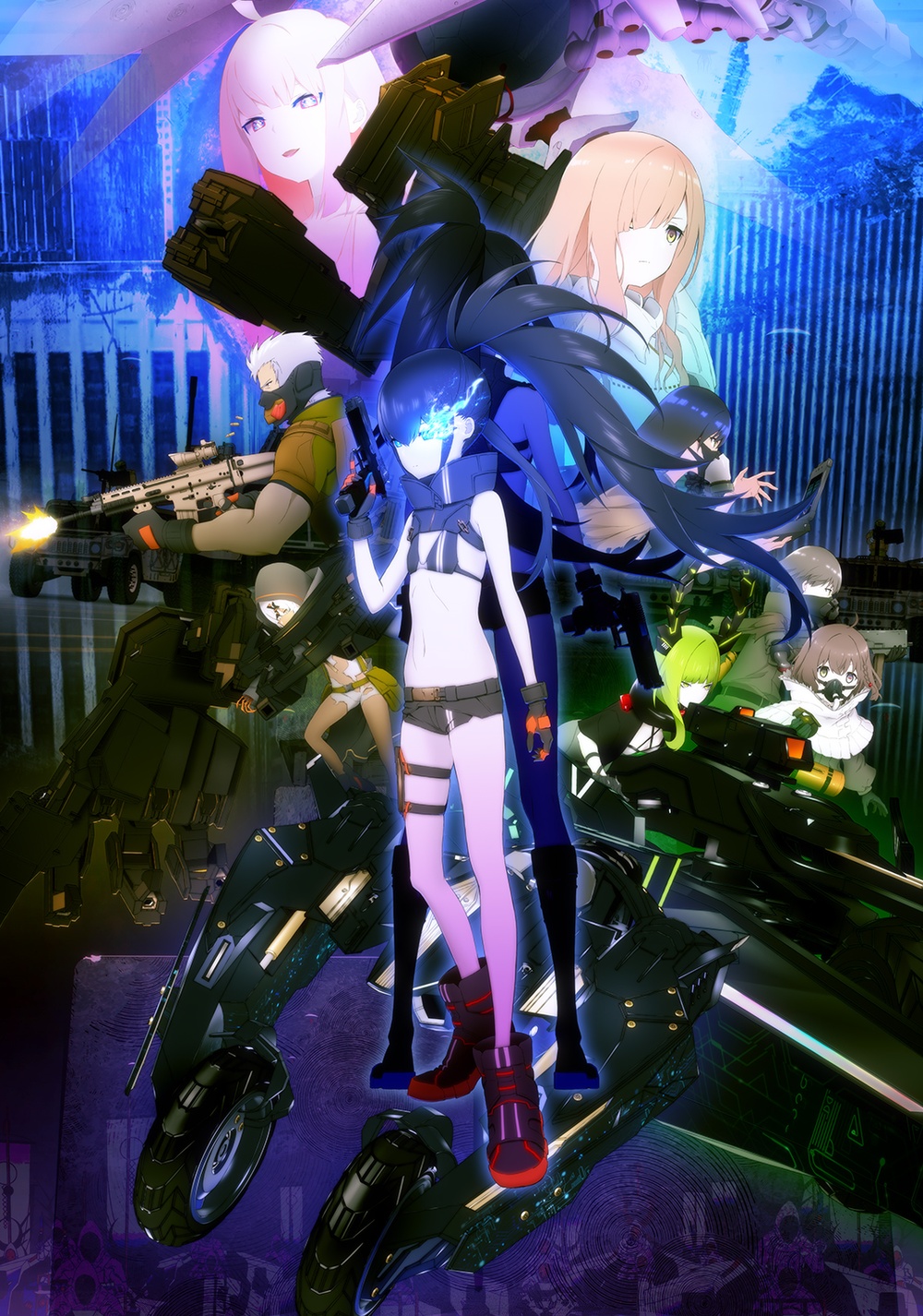 Affiche Black ★★ Rock Shooter : Dawn Fall