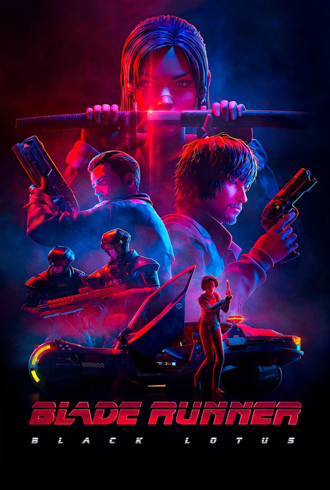Affiche Blade Runner: Black Lotus
