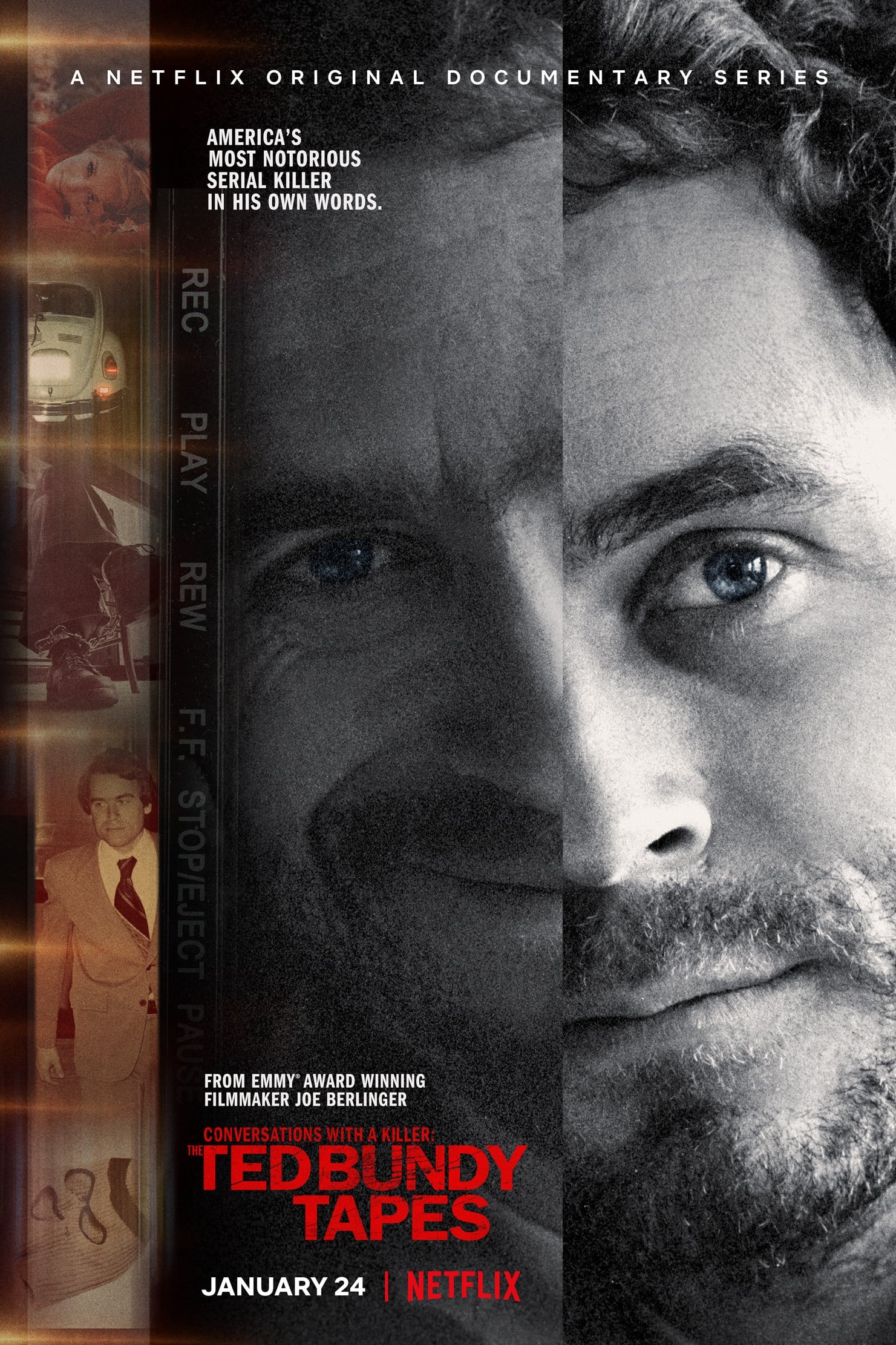 Affiche Ted Bundy : Autoportrait d’un tueur